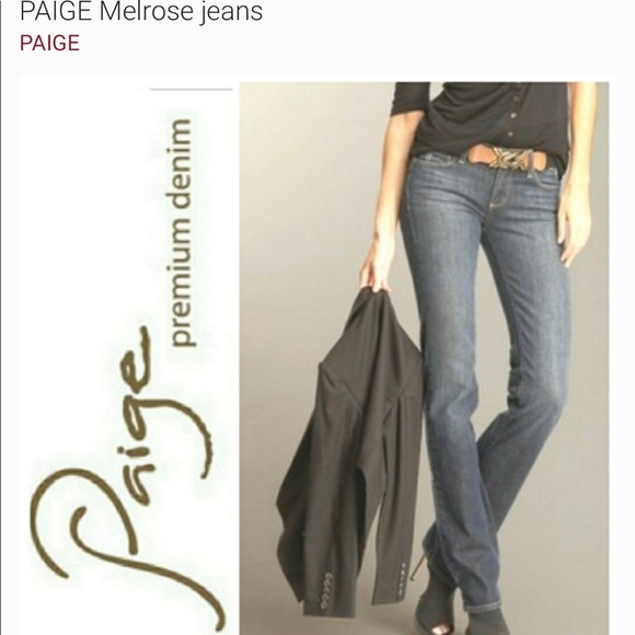 Anthropologie Denim - PAIGE Melrose Straight Leg Jeans Size 29